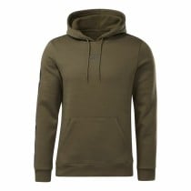 Herren Sweater mit Kapuze Reebok Training Essentials Tape Khaki