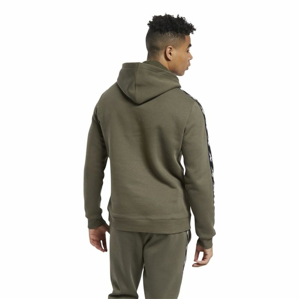 Men’s Hoodie Reebok Training Essentials Tape Khaki