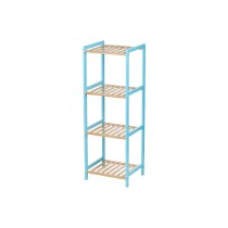 Etagère de salle de bains Berilo WR5503-4-462 Bleu Naturel 35 x 30 x 100 cm