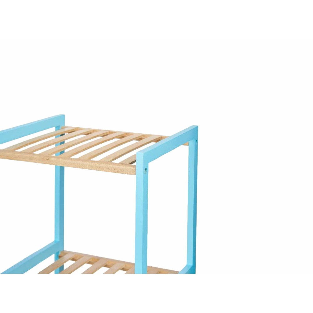 Etagère de salle de bains Berilo WR5503-4-462 Bleu Naturel 35 x 30 x 100 cm