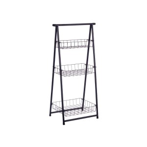 Shelves Kinvara CN-W2672C-A Black Iron 44 x 31 x 90 cm
