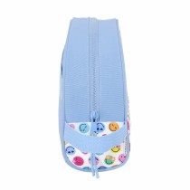 Reise-Toilettentasche Smiley Joyful Bunt Hellblau Wiederverwertbar 28 x 18 x 10 cm