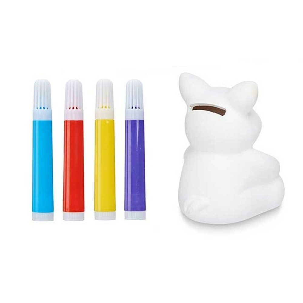 Paint Your Own Money Box Pincello 19282 Ceramic Pig 9 x 11,8 x 8,5 cm (12 Units)