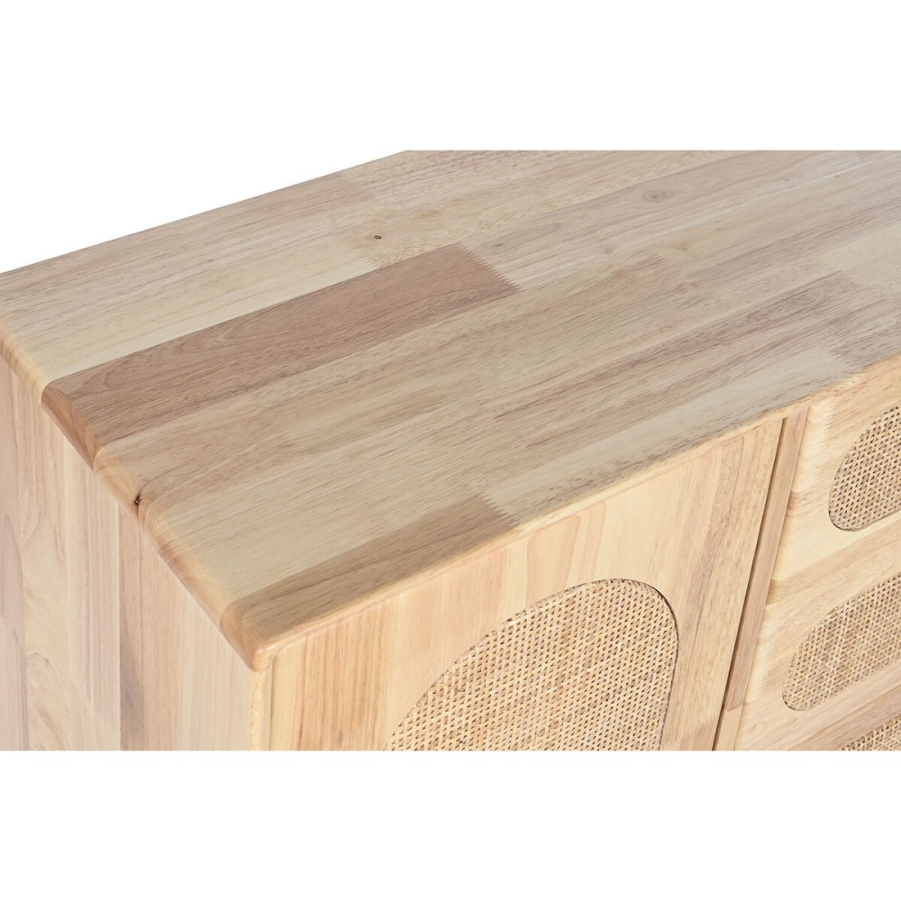 Anrichte DKD Home Decor natürlich Metall Rattan Kautschukholz 73,5 x 35 x 78 cm