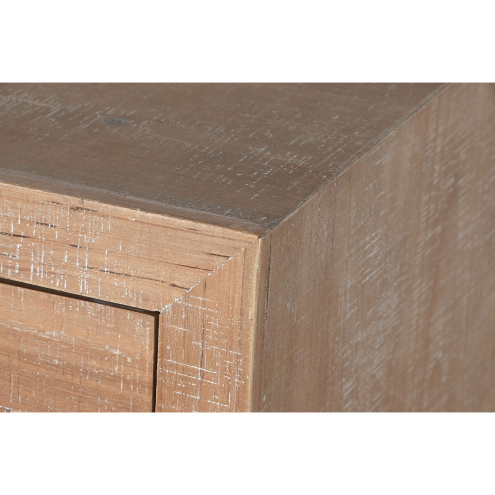 Chest of drawers Home ESPRIT Black Natural Metal Fir Cottage 110 x 40 x 92,5 cm