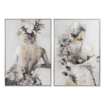 Canvas Home ESPRIT Fir polystyrene Canvas 80 x 3,5 x 120 cm
