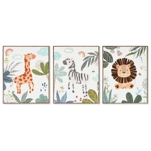 Leinwand Home ESPRIT polystyrol Leinwand 40 x 3 x 50 cm
