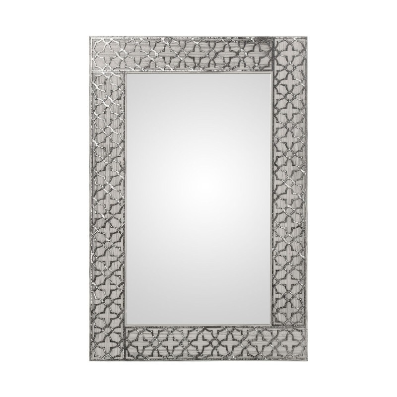 Miroir mural Alexandra House Living Argenté Bois Rectangulaire 3 x 55 x 84 cm