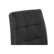 Chaise DKD Home Decor Noir Gris foncé 47,5 x 57,5 x 83 cm