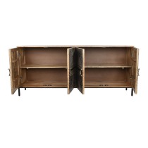 Anrichte Home ESPRIT Schwarz Gold natürlich Holz 180 x 40 x 80 cm