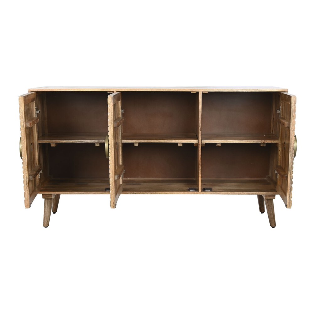 Buffet Home ESPRIT Blanc Doré Naturel Bois 145 x 45 x 80 cm