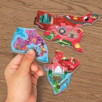 Puzzle Clementoni Magnetic World Map 110 Pieces