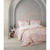 Bettbezug-Set Rosa 220 x 240 cm