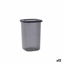 Lebensmittelbehälter Quid City Grau 1,2 L mit Deckel (12 Stück)