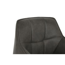 Chaise DKD Home Decor Noir Brun foncé Gris foncé 60 x 60 x 84 cm
