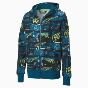 Children’s Hoodie Puma  FULL-ZIP 583197 Blue