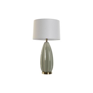 Tischlampe Home ESPRIT Weiß grün Steingut 50 W 220 V 40 x 40 x 78 cm