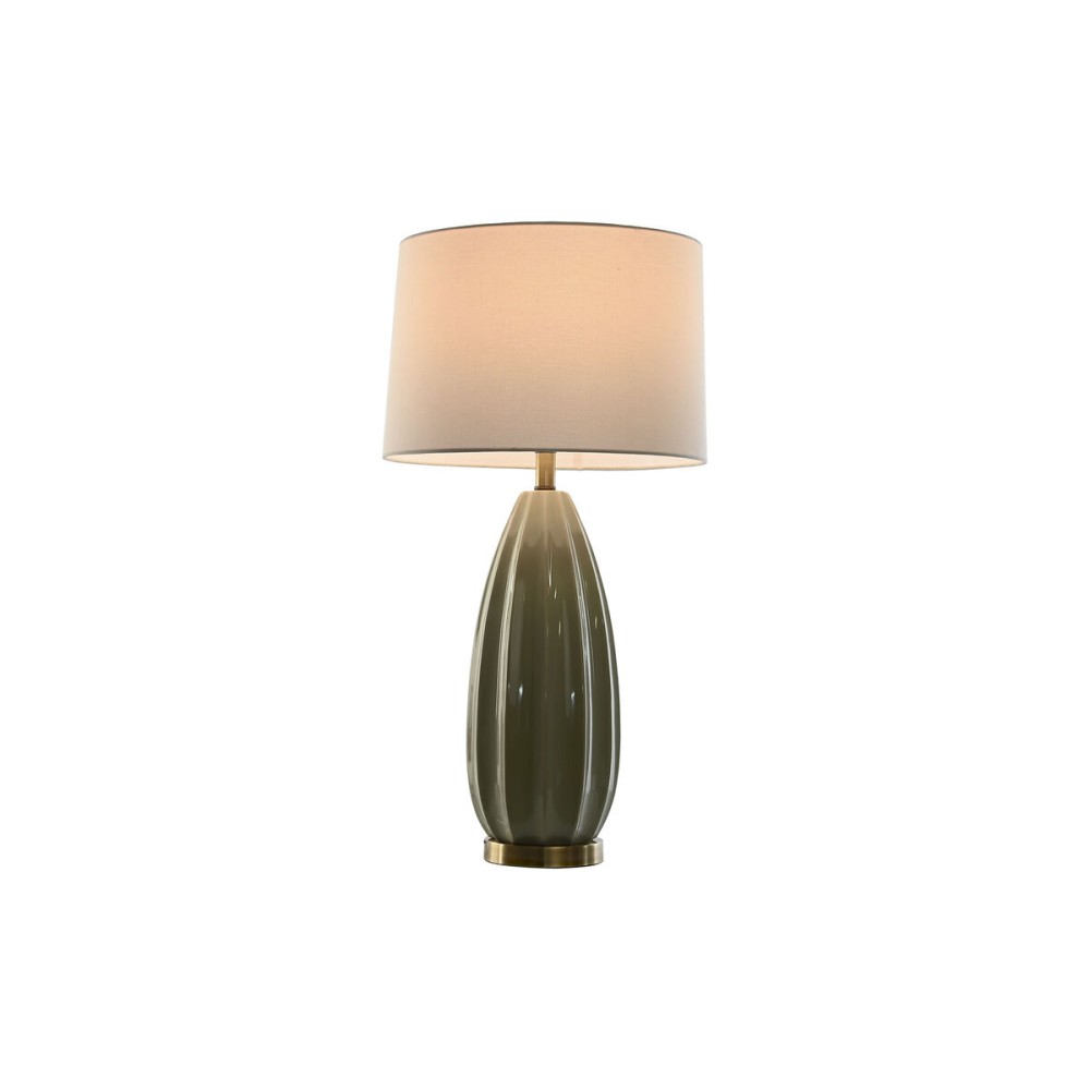 Tischlampe Home ESPRIT Weiß grün Steingut 50 W 220 V 40 x 40 x 78 cm