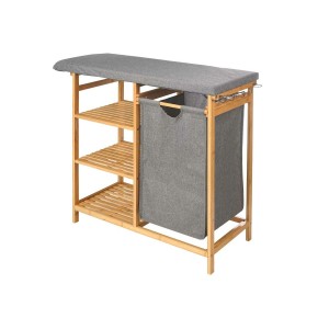 Bügelbrett Kipit 1443FL BAMBOO.2 Grau Stoff Bambus