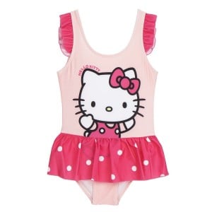Badeanzug für Mädchen Hello Kitty Hellrosa