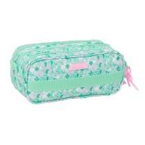 Dreifaches Mehrzweck-Etui Safta Cuore Minze 21,5 x 10 x 8 cm
