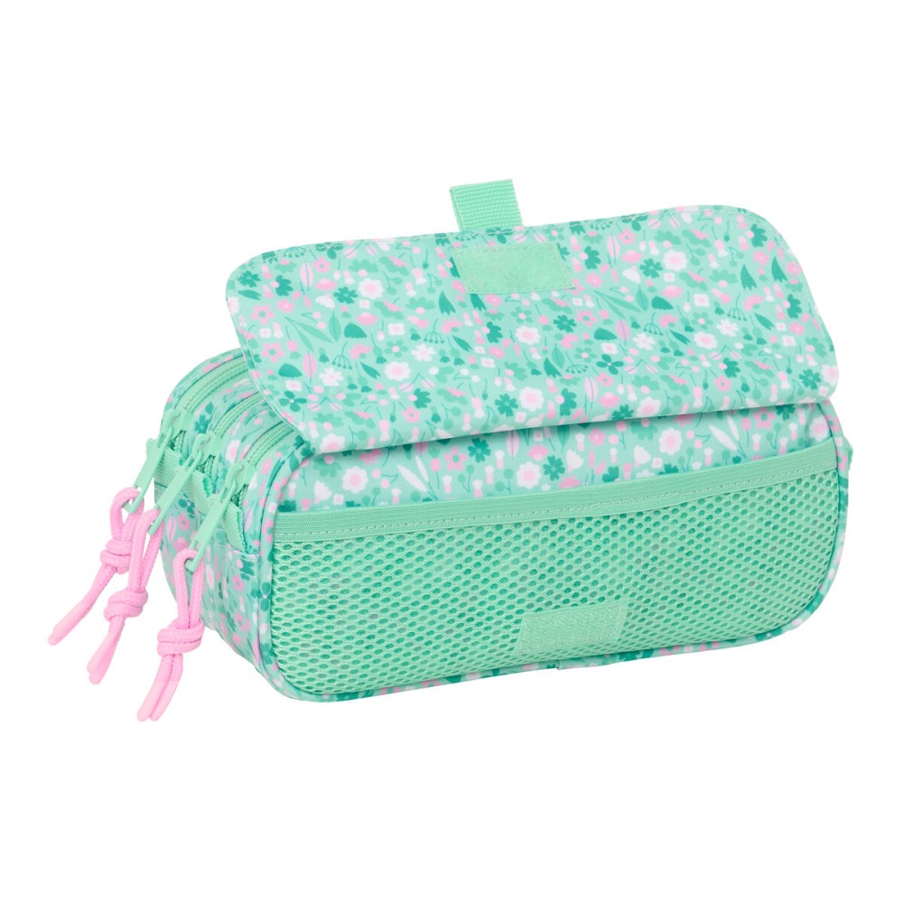 Dreifaches Mehrzweck-Etui Safta Cuore Minze 21,5 x 10 x 8 cm