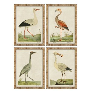 Cadre Home ESPRIT Verre Rotin 50 x 2,5 x 40 cm