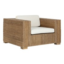 Chaise de jardin Home ESPRIT Blanc Naturel 117 x 92 x 65 cm