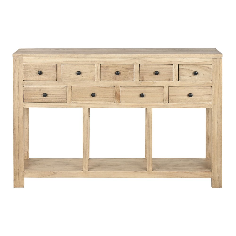 Console Home ESPRIT bois mindi 120 x 30 x 80 cm