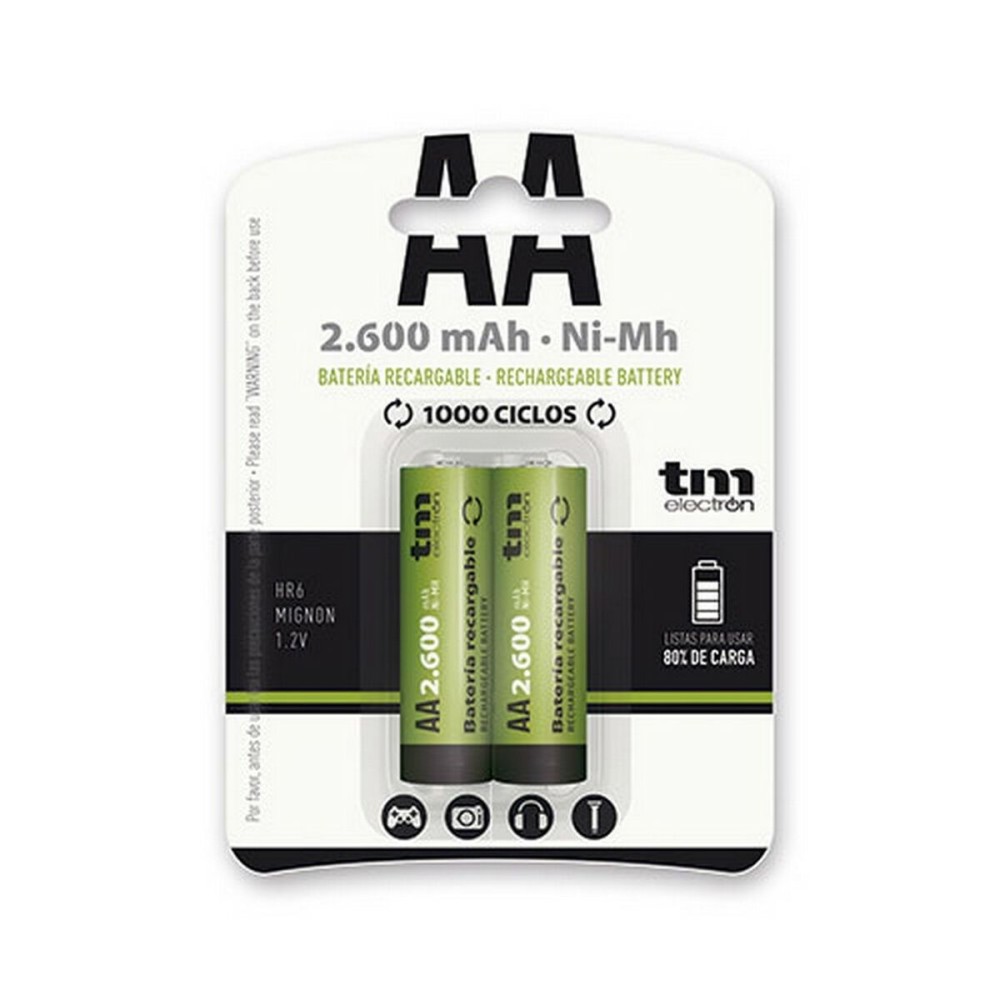 Piles Rechargeables TM Electron Ni-Mh R6