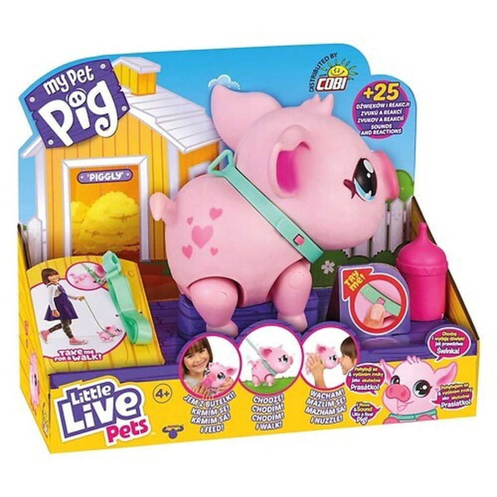 Animal de Compagnie Interactif Moose Cochon 30 cm