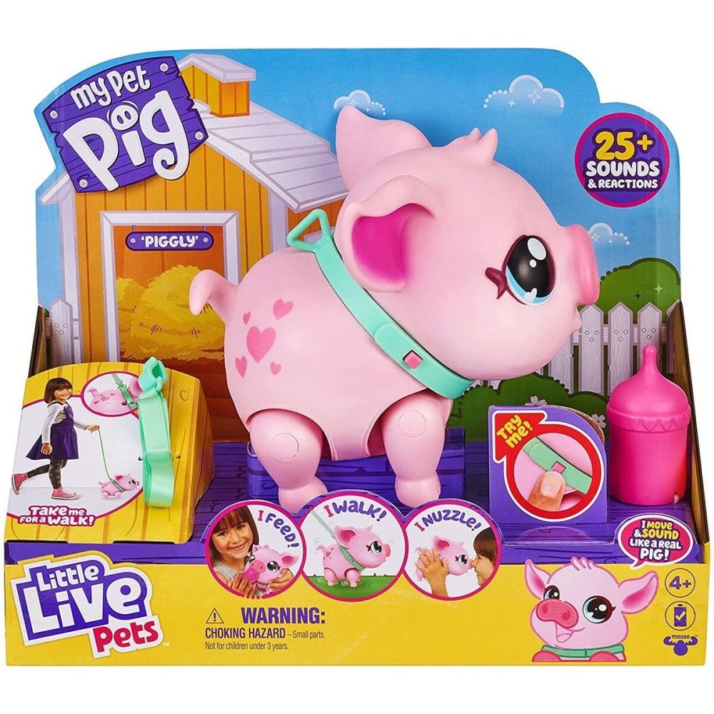 Animal de Compagnie Interactif Moose Cochon 30 cm