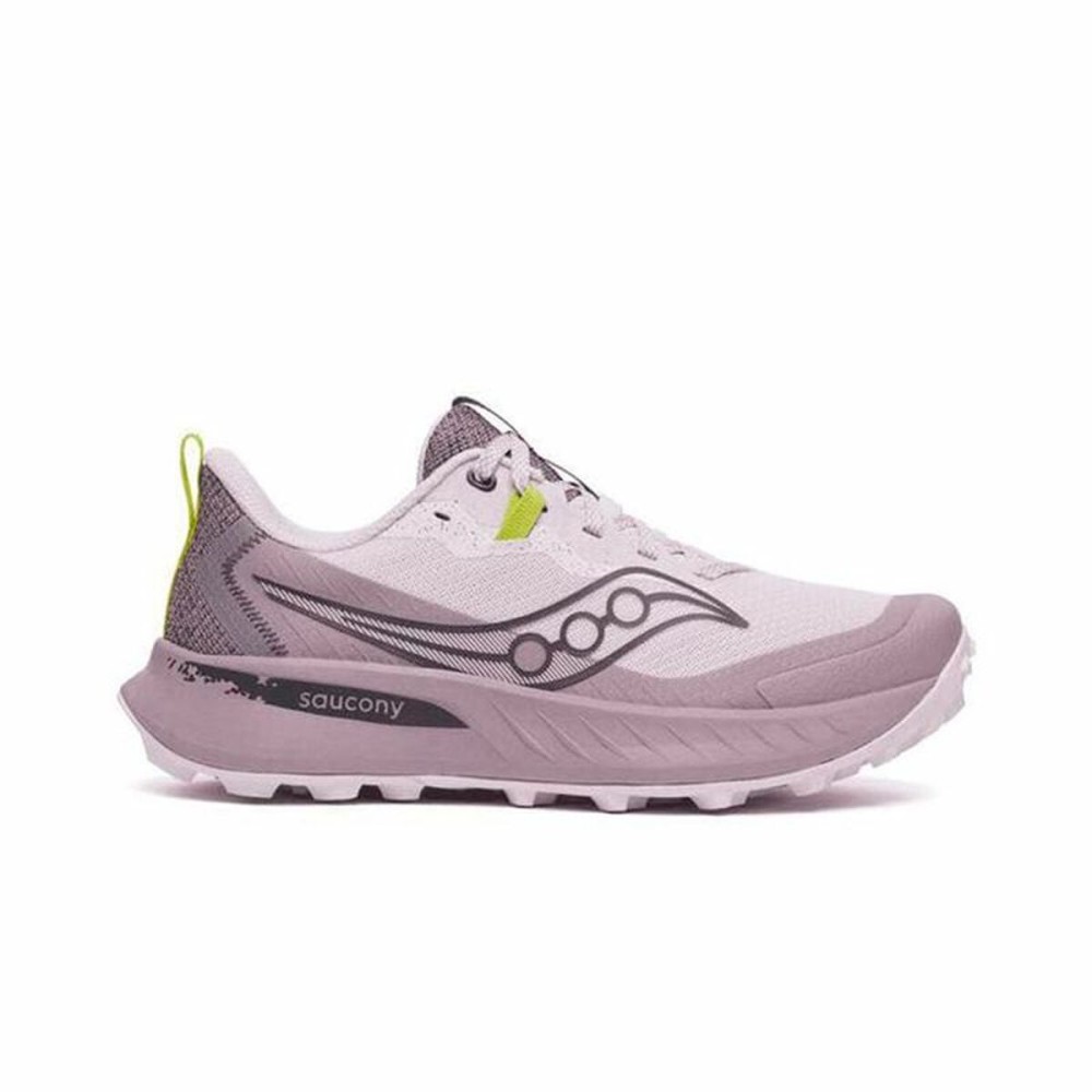 Running Shoes for Adults Saucony Peregrine 15 Lavendar