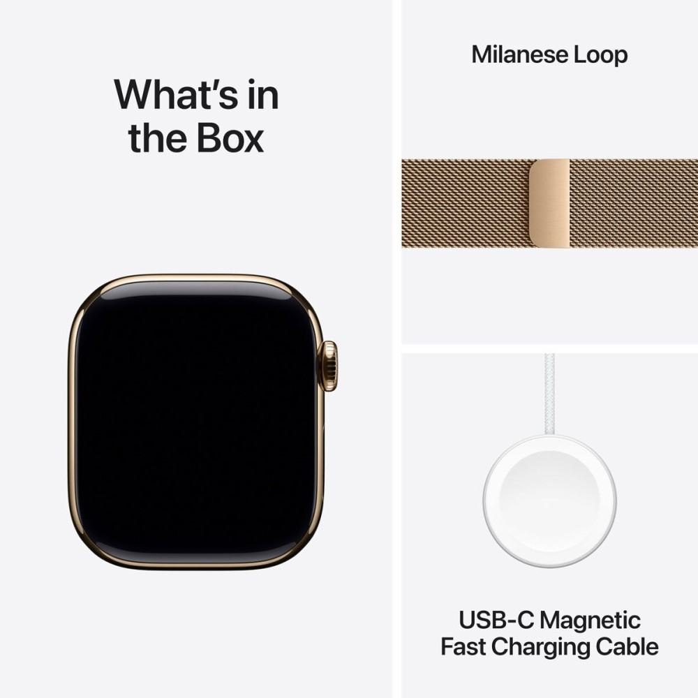 Men's Watch Apple MX083QL/A Golden