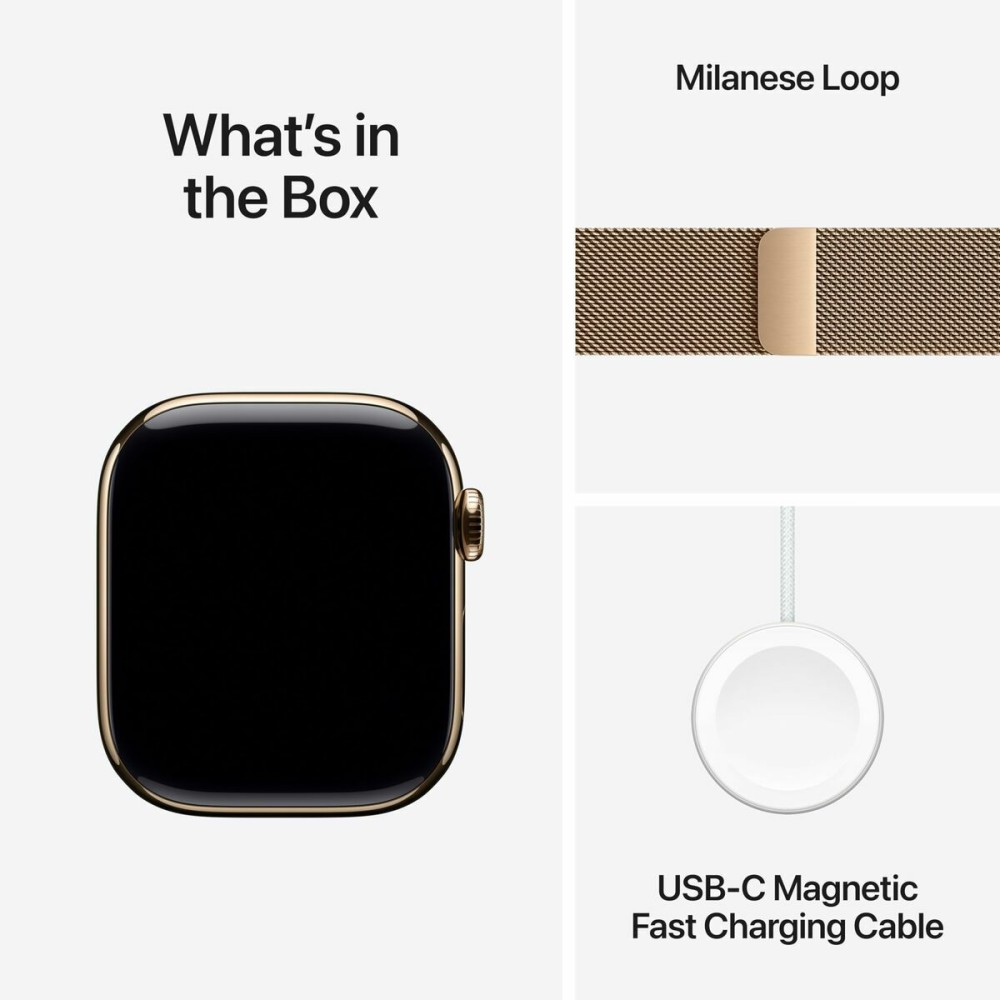 Men's Watch Apple MX083QL/A Golden