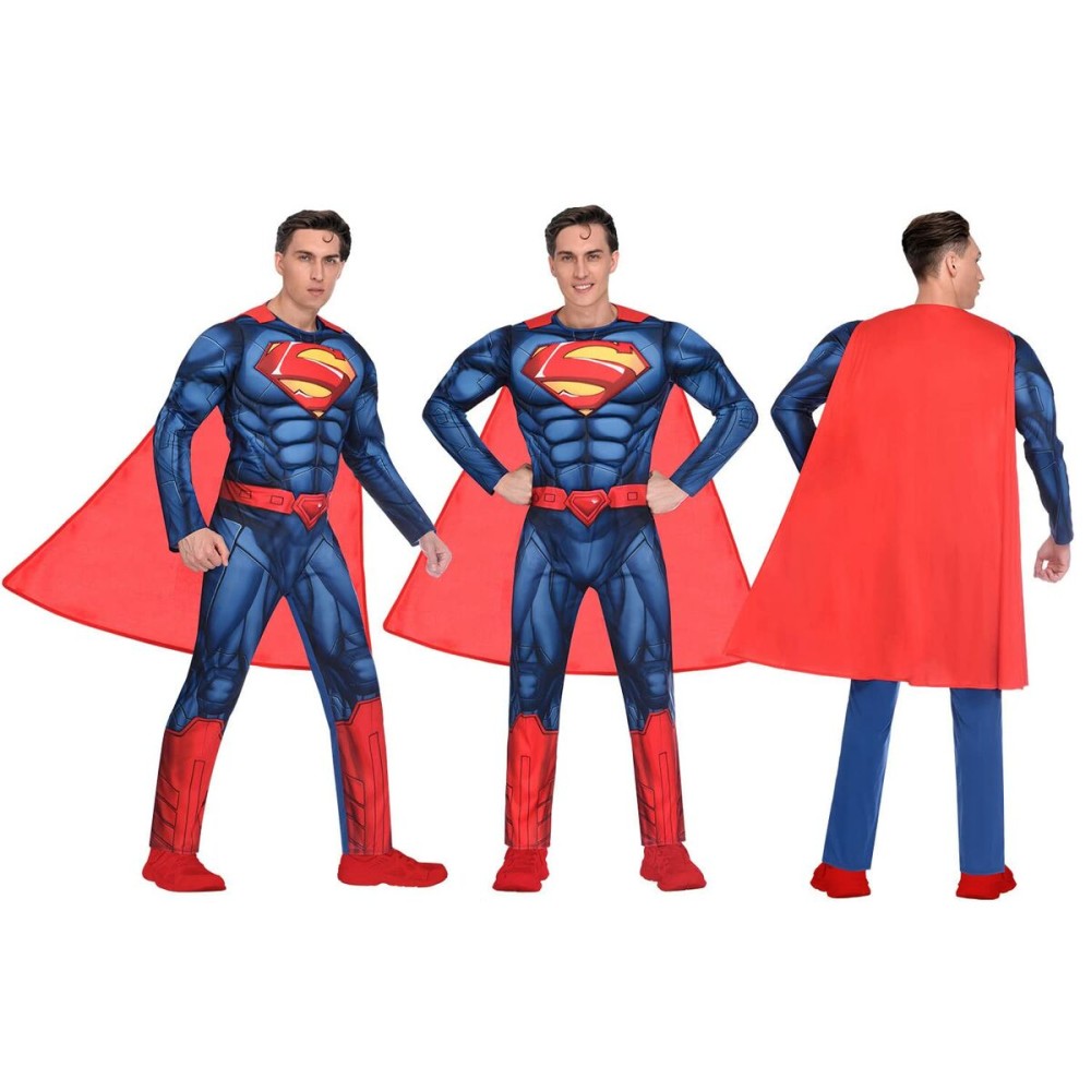 Verkleidung für Erwachsene Superman 2 Stücke