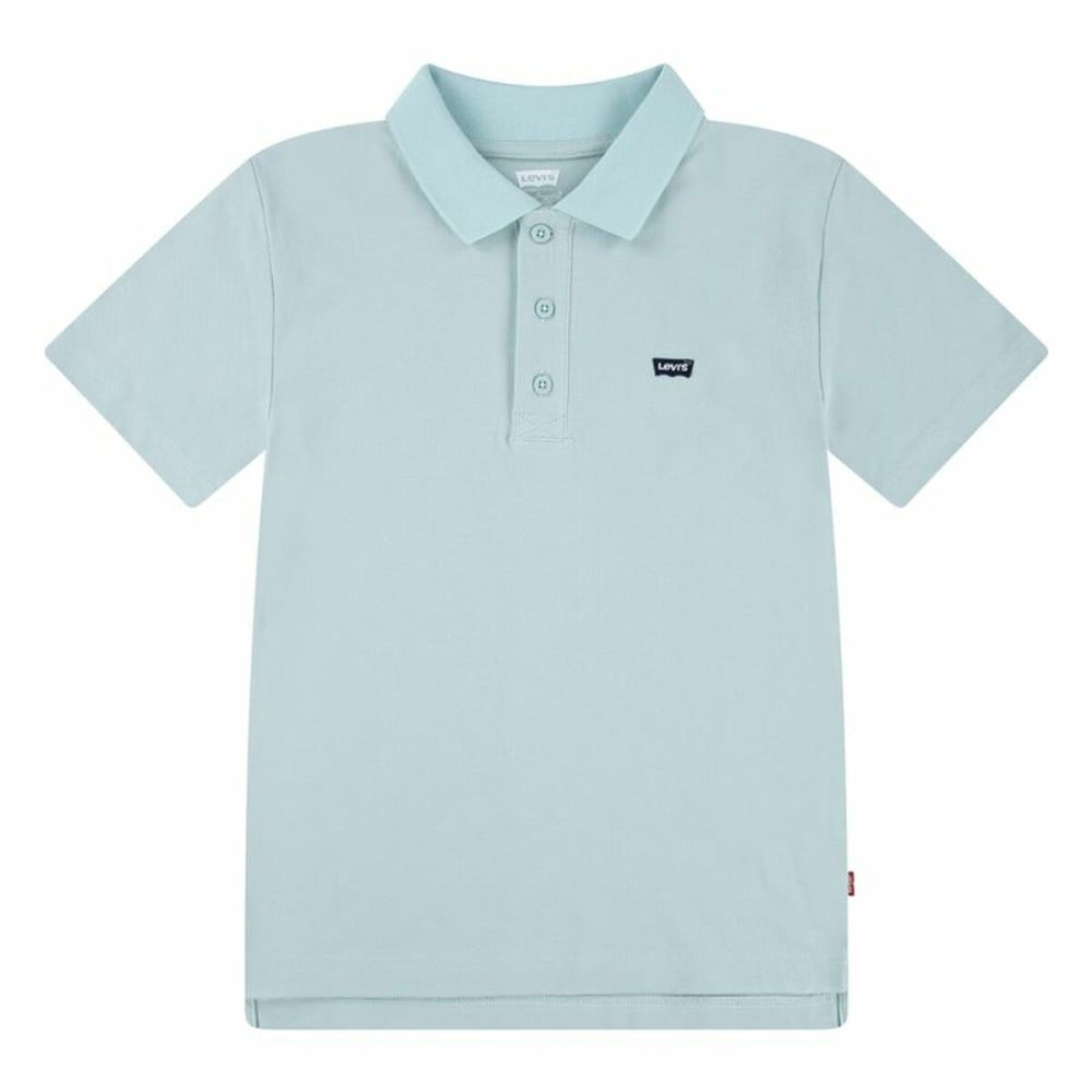 Children’s Short Sleeve Polo Shirt Levi's Lvb Back Neck Tape Blue