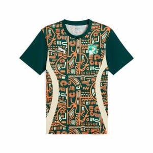 Men's Short-sleeved Football Shirt Puma Cote d'Ivore Prematch Ss Green