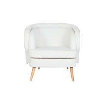 Sitz DKD Home Decor Weiß natürlich Holz 91 x 80 x 78 cm