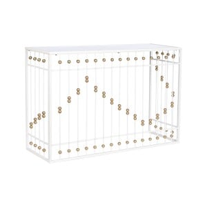 Meuble d'Entrée Home ESPRIT Blanc Doré 120 x 40 x 80 cm