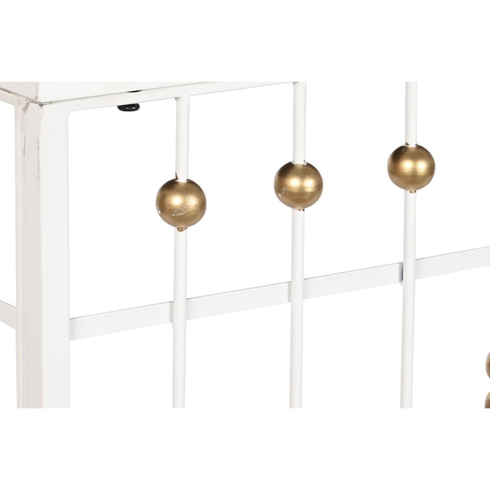 Hall Home ESPRIT White Golden 120 x 40 x 80 cm
