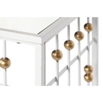 Hall Home ESPRIT White Golden 120 x 40 x 80 cm