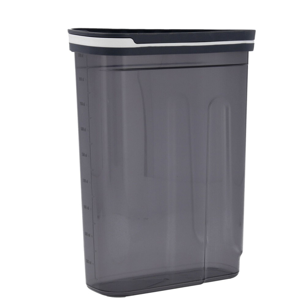 Récipient de Conservation des Aliments Quid City Gris 2,7 L Avec couvercle Distributeur (12 Unités)