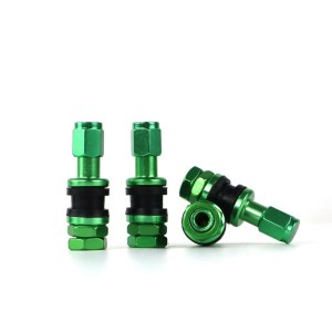 Valve OMP Aluminium Green 4 uds