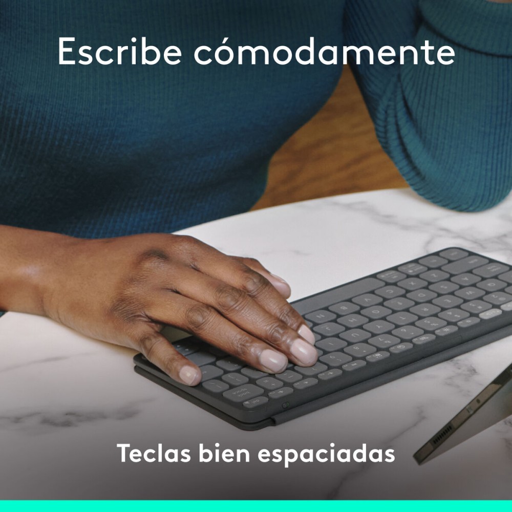 Keyboard Logitech 920-012973 Graphite Spanish QWERTY