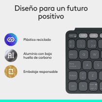 Keyboard Logitech 920-012973 Graphite Spanish QWERTY