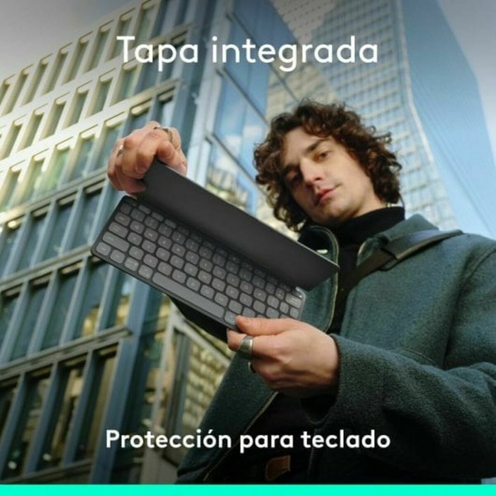 Keyboard Logitech 920-012973 Graphite Spanish QWERTY
