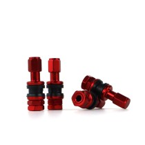 Valve OMP Red Aluminium 4 uds