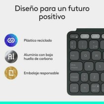 Keyboard Logitech 920-012973 Graphite Spanish QWERTY