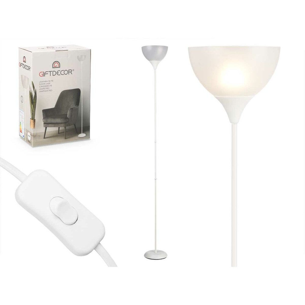 Stehlampe CE13581-3(133) Weiß 60 W 220-240 V 22 x 185 x 22 cm (2 Stück)